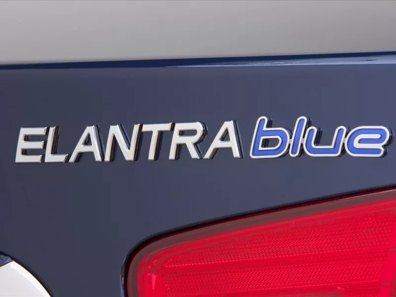 Hyundai Elantra Blue