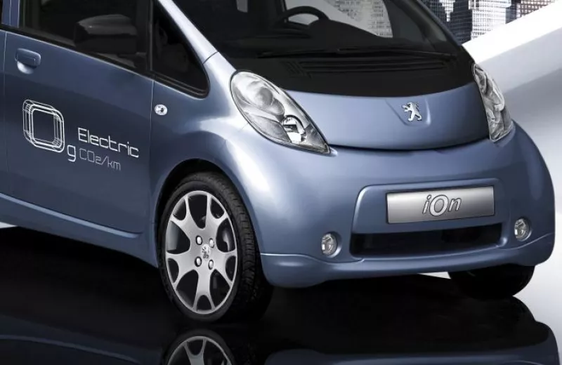 Peugeot electric car