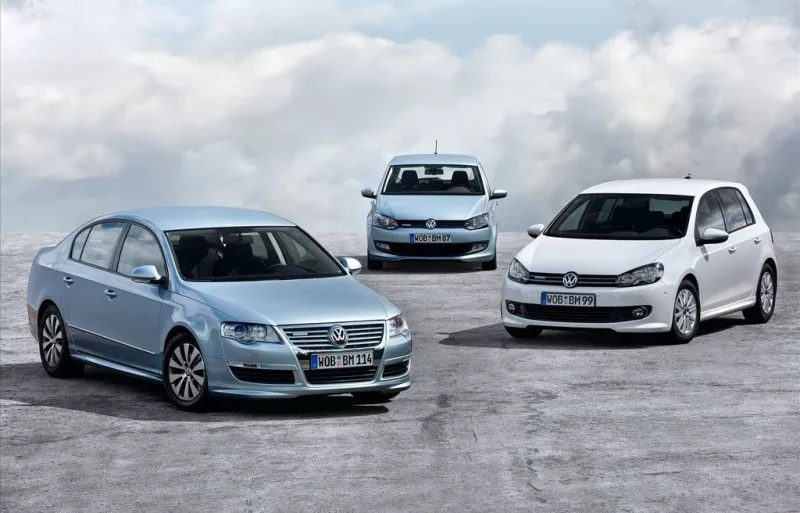 The new Polo, Golf and Passat BlueMotion