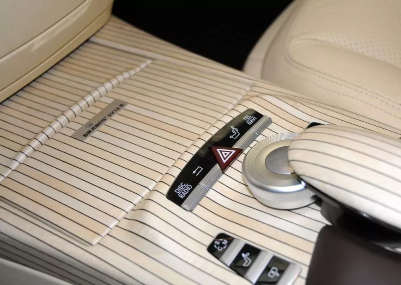 luxury sedan interior