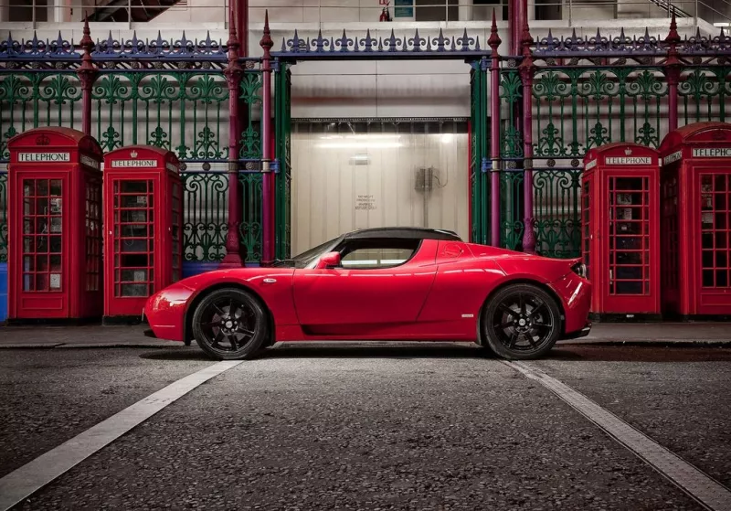 Tesla Roadster sports car
