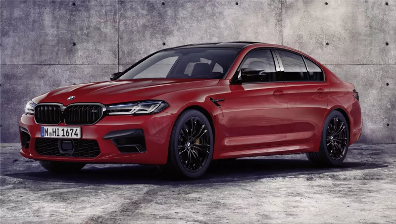BMW M5 Competition sports car