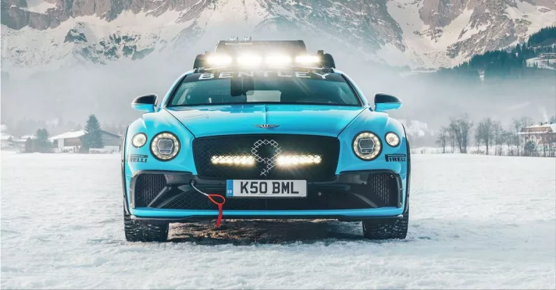 Bentley Continental GT Ice Race