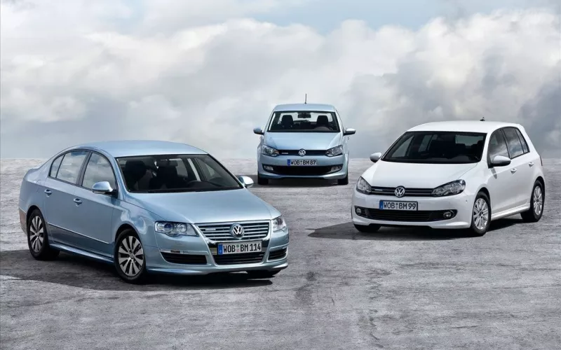 The new Polo, Golf and Passat BlueMotion