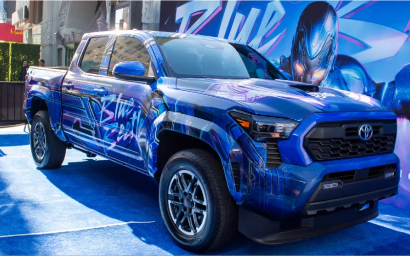 The 2024 Toyota Tacoma: A Truck That Can Fly, Fight, and Save the World in "Blue Beetle"