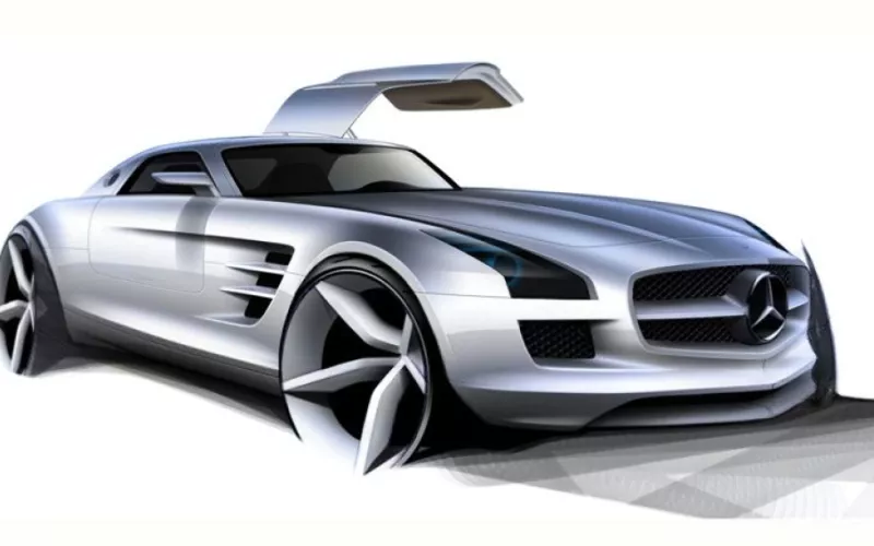 Mistery of the new Mercedes-Benz AMG Gullwing SLS